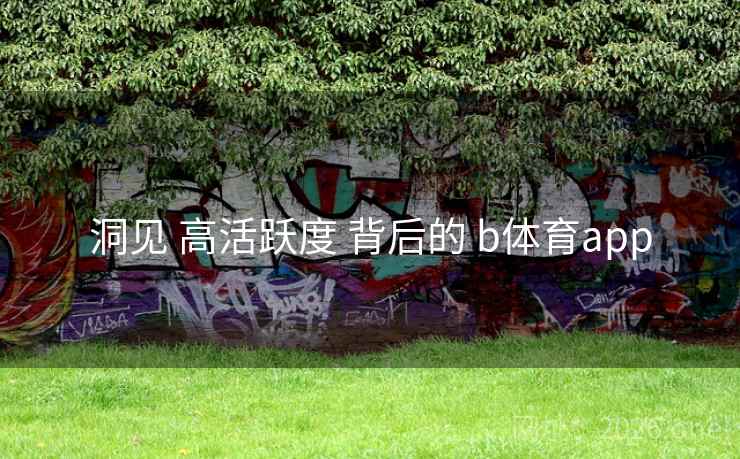 洞见 高活跃度 背后的 b体育app 洞见 高活跃度 背后的 b体育app