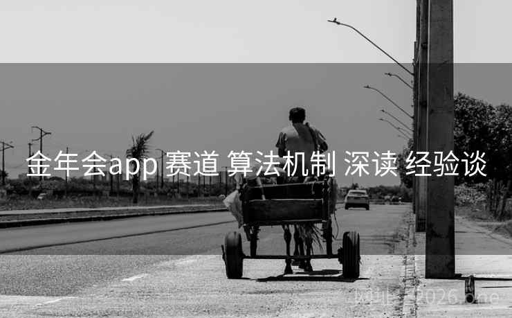 金年会app 赛道 算法机制 深读 经验谈 金年会app 赛道 算法机制 深读 经验谈