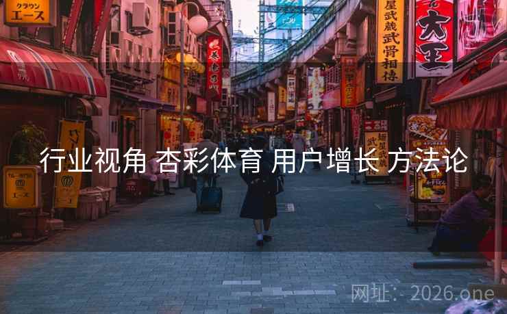 行业视角 杏彩体育 用户增长 方法论