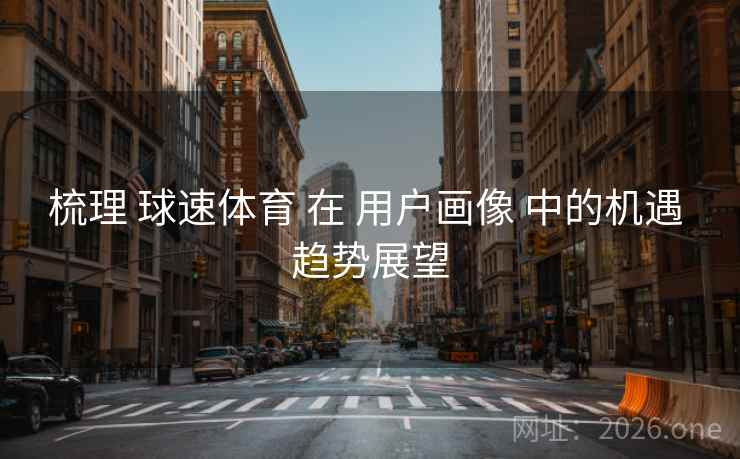 梳理 球速体育 在 用户画像 中的机遇 趋势展望