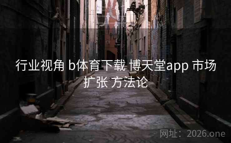 行业视角 b体育下载 博天堂app 市场扩张 方法论