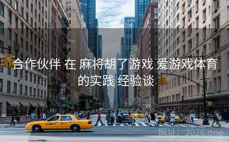 合作伙伴 在 麻将胡了游戏 爱游戏体育 的实践 经验谈